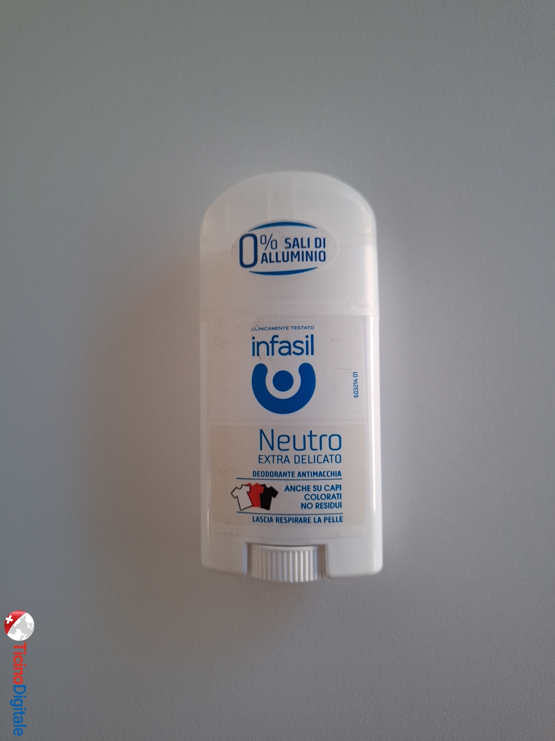2 pz INFASIL NEUTRO EXTRA DELICATO deodorante antimacchia, 0% sali d'alluminio