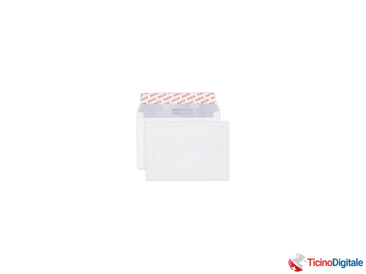 Buste Office ELCO senza finestra C6 da 80g di colore bianco con 200 pezzi