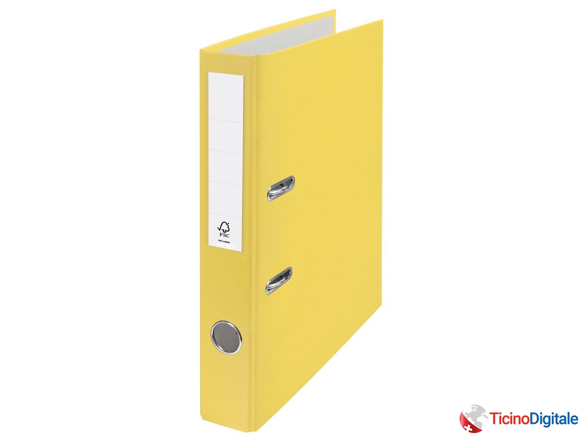 ESSELTE Classatore CH standard 5cm 624552 giallo A4