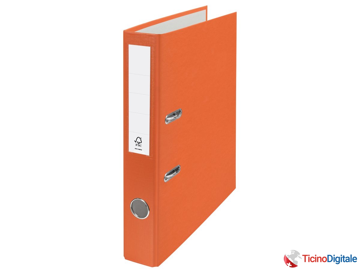 ESSELTE Classatore CH standard 5cm 624556 arancione A4