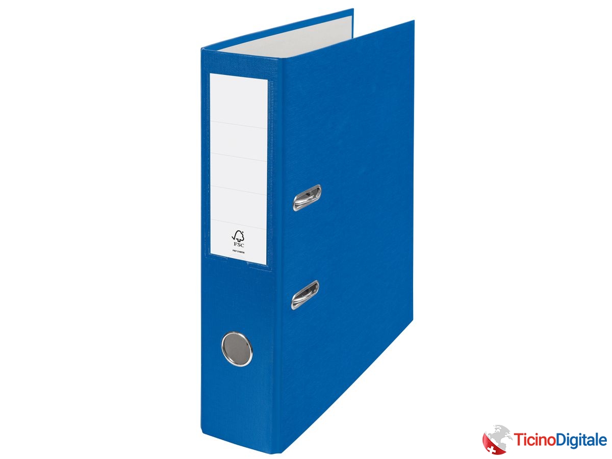 ESSELTE Classatore CH standard 7.5cm 624540 blu scuro A4