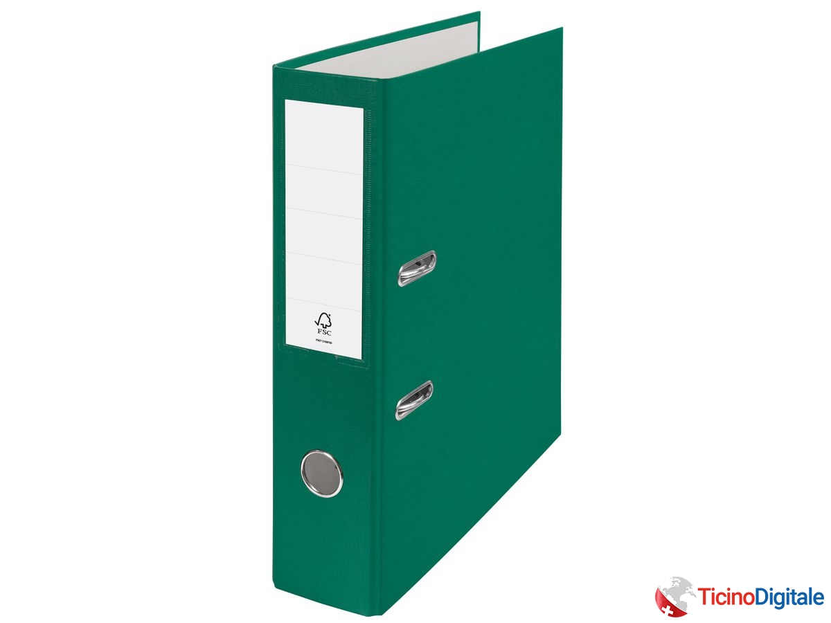 ESSELTE Classatore CH standard 7.5cm 624545 verde A4