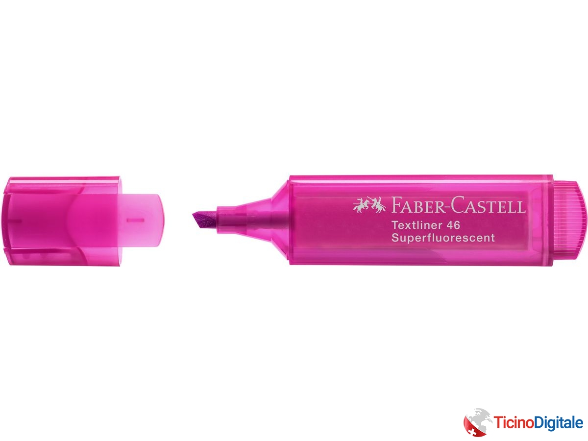 FABER-CASTELL Textmarker TL 46 Superfluor 154628 pink