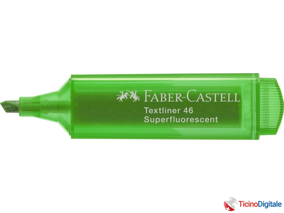 FABER-CASTELL Textmarker TL 46 Superfluor 154663 grün