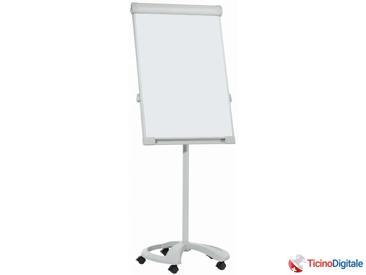Lavagna a fogli mobili Deluxe della FRANKEN  da 67x95cm grigio chiaro