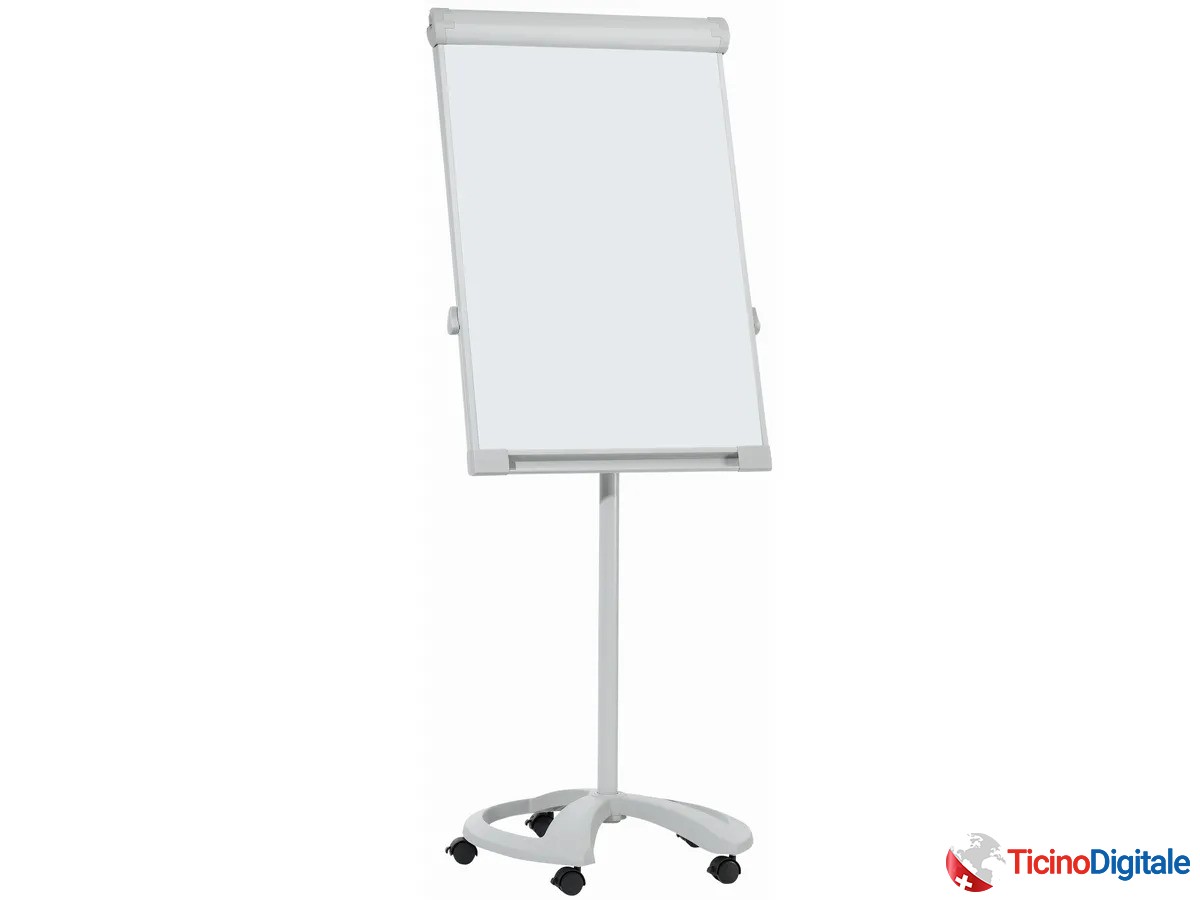 Lavagna a fogli mobili Deluxe della FRANKEN  da 67x95cm grigio chiaro