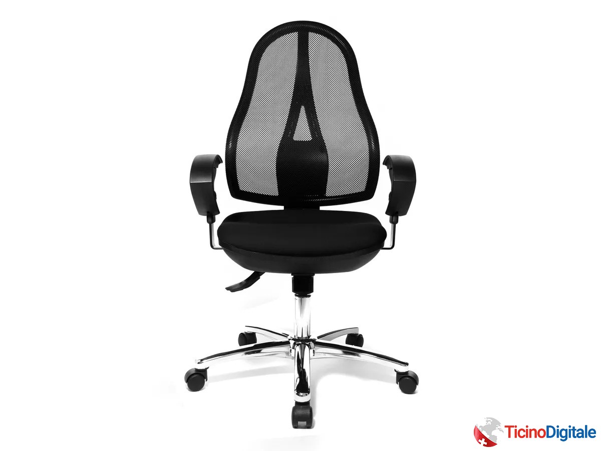 Sedia da ufficio della TOPSTAR  G20 Open Point SY Deluxe di colore nero