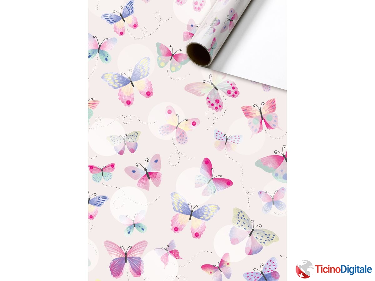 STEWO Carta da regalo Iniki 2528577826 70x200cm rosa chiaro FSC