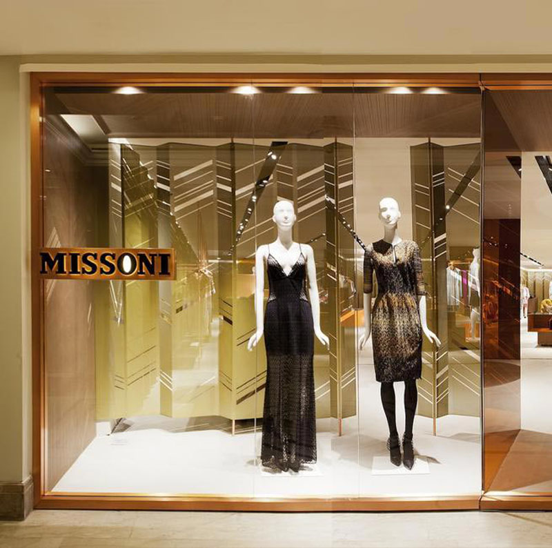 BOUTIQUE MISSONI DOHA - QUATAR NEW DELHI - INDIA RIYADH - ARABIA SAUDITA 1
