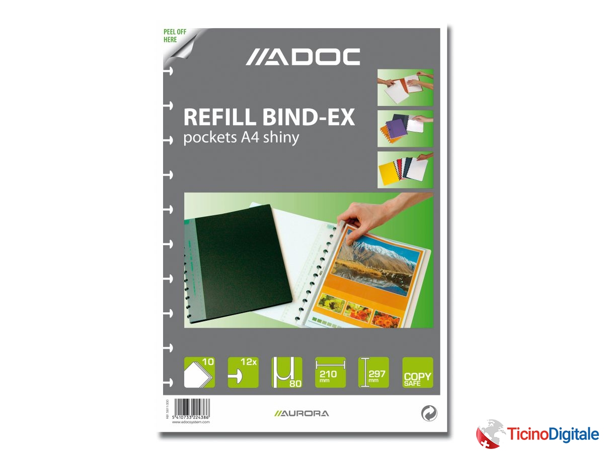 ADOC Buste ricambio A4 5810.000 matt 10 pz.