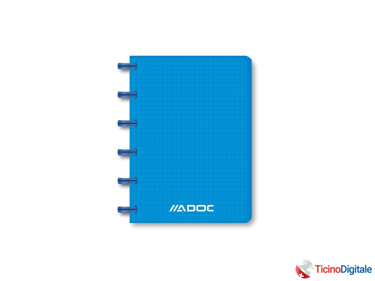 ADOC Quaderno Pap-Ex A6 2044.104 quadrettato blu