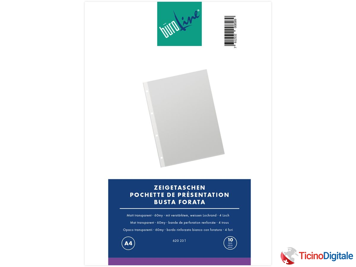 BÜROLINE Buste per portalistini PP A4 620231...