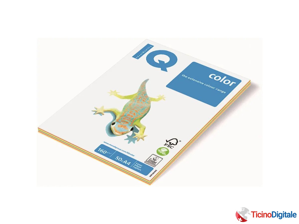 Carta copiatrice a colori in A4 della IQ da 50 fogli