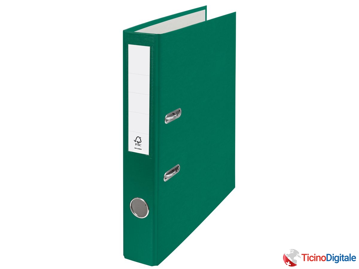 ESSELTE Classatore CH standard 5cm 624555 verde A4