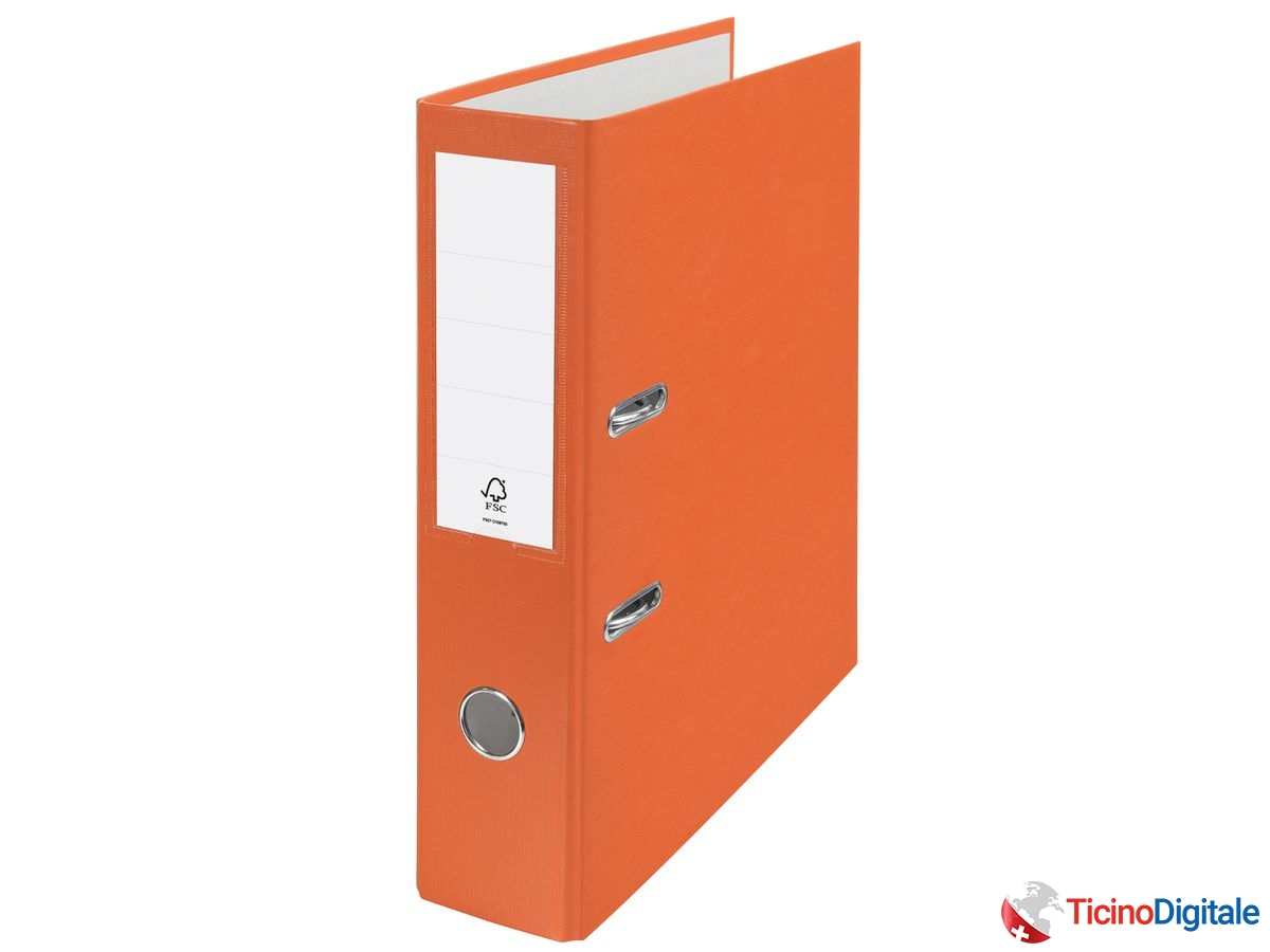 ESSELTE Classatore CH standard 7.5cm 624546 arancione A4