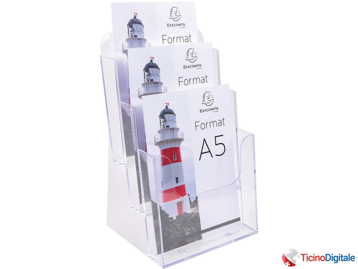 EXACOMPTA Porta prospetti A5 75158D trasparente...
