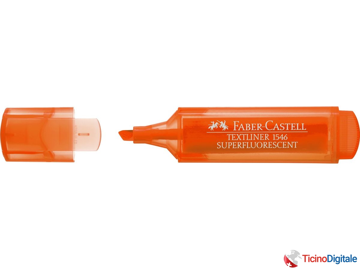 FABER-CASTELL Textmarker TL 46 Superfluor 154615 orange