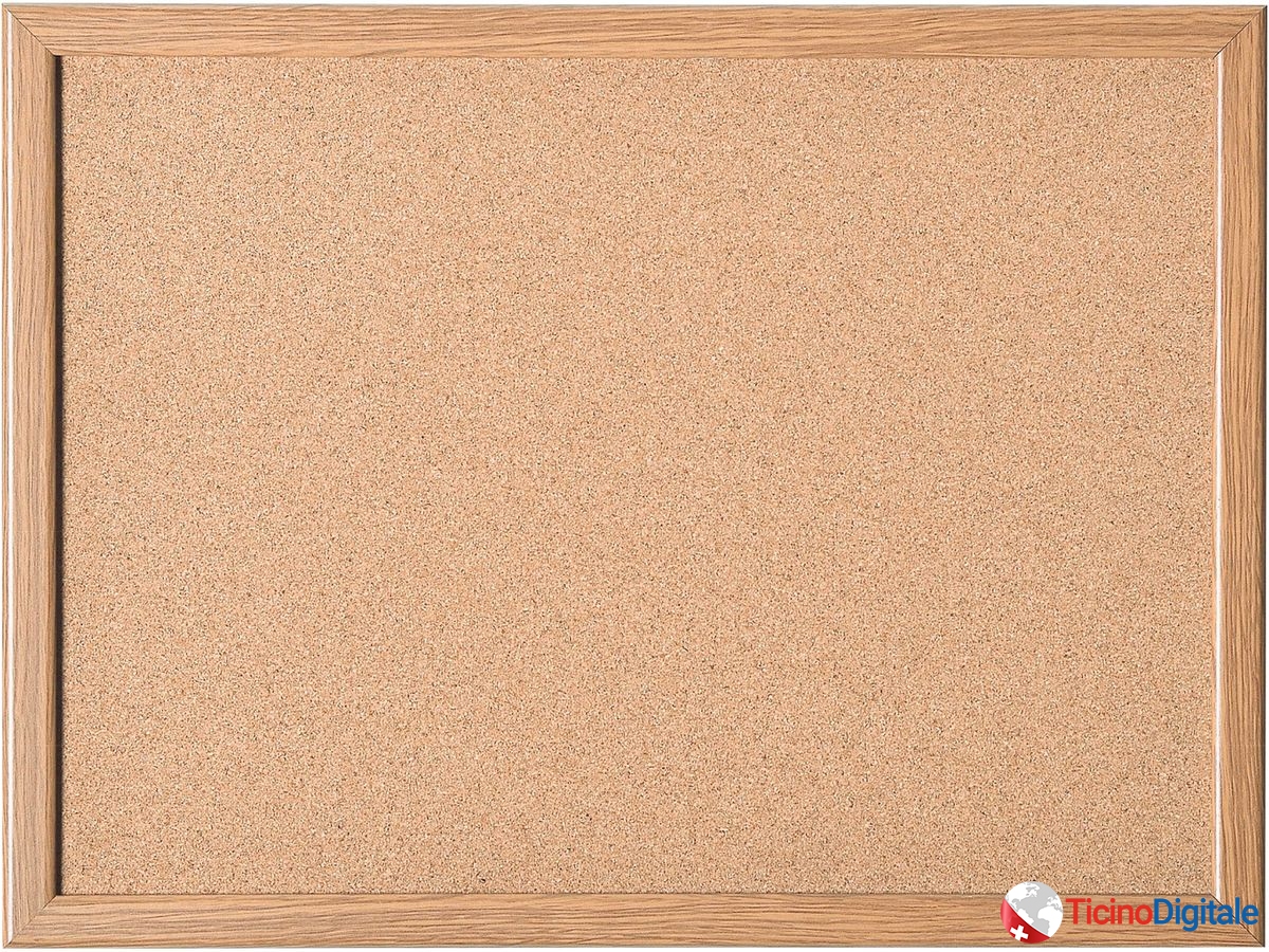 MAGNETOPLAN Lavagna Sughero cornice legna 121924 1000x600mm