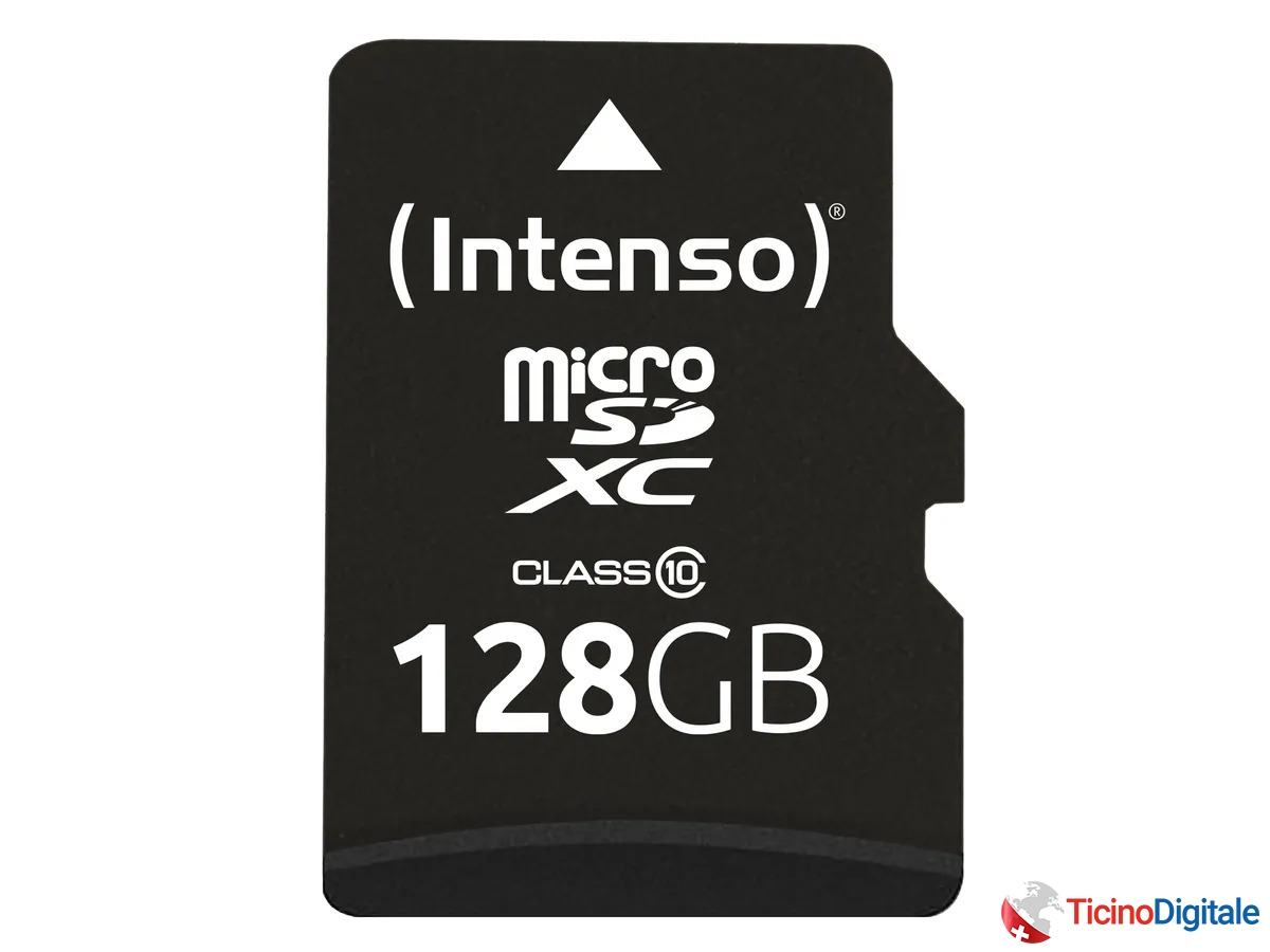 Micro SD della INTENSO da 128GB
