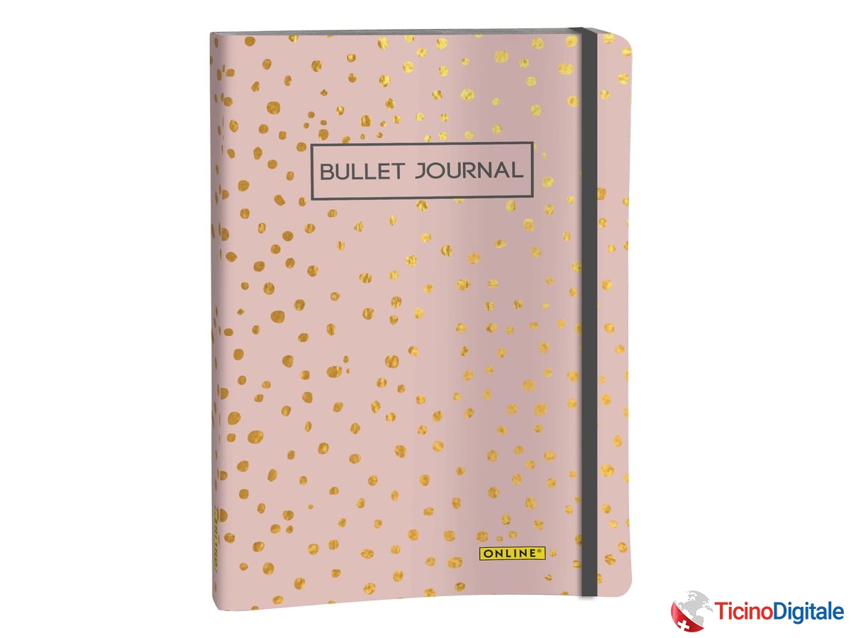 ONLINE Bullet Journal A5 02247 Sptlights Rose 96 sheets