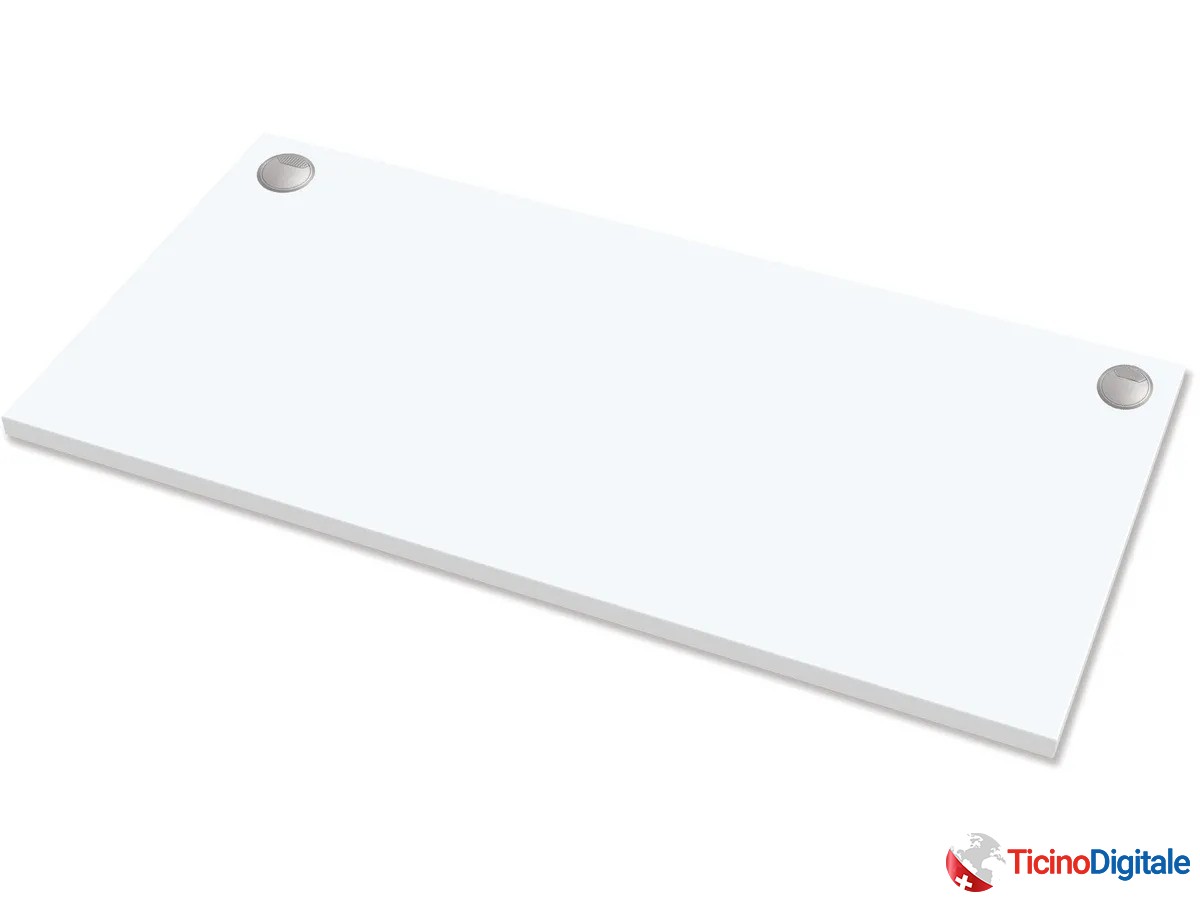 Tavolo della FELLOWES da 1200mm x 800mm di colore bianco