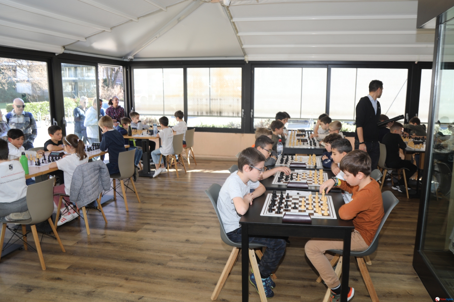 58 Giovani scacchisti al Ristorante Fresco