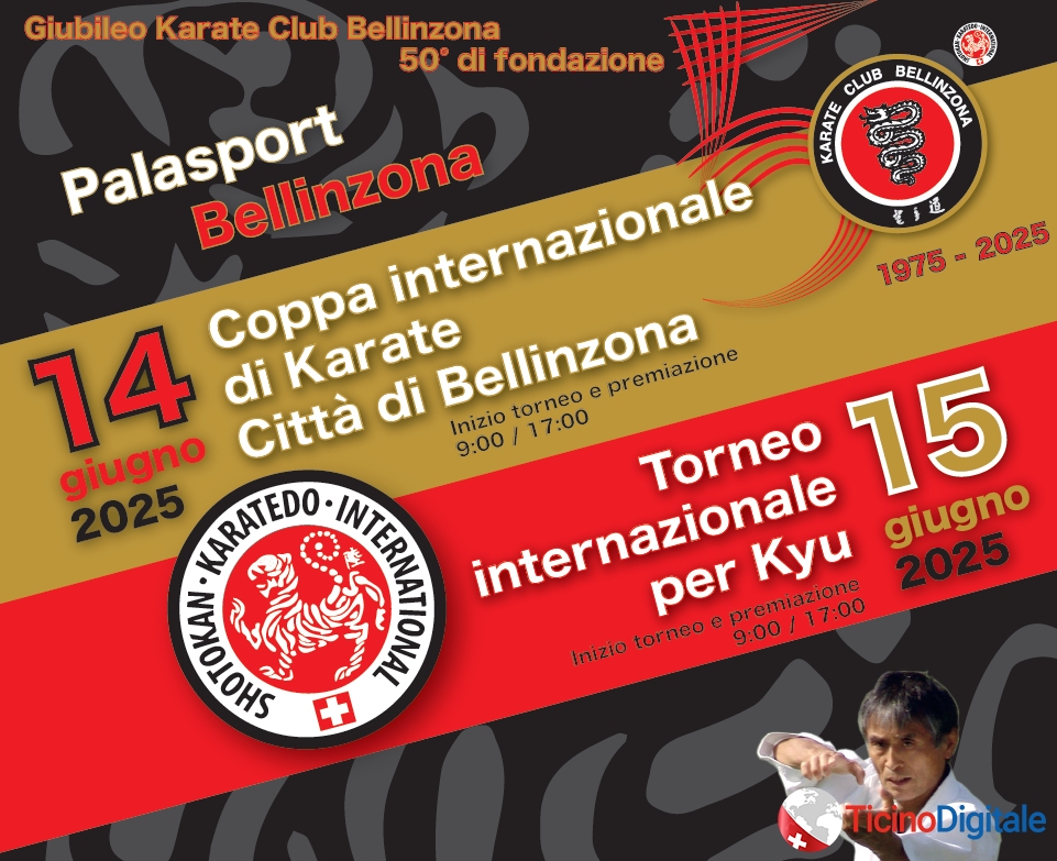 Karate in Ticino - 50 anni di Karate a Bellinzona: un weekend internazionale di sport e tradizione!