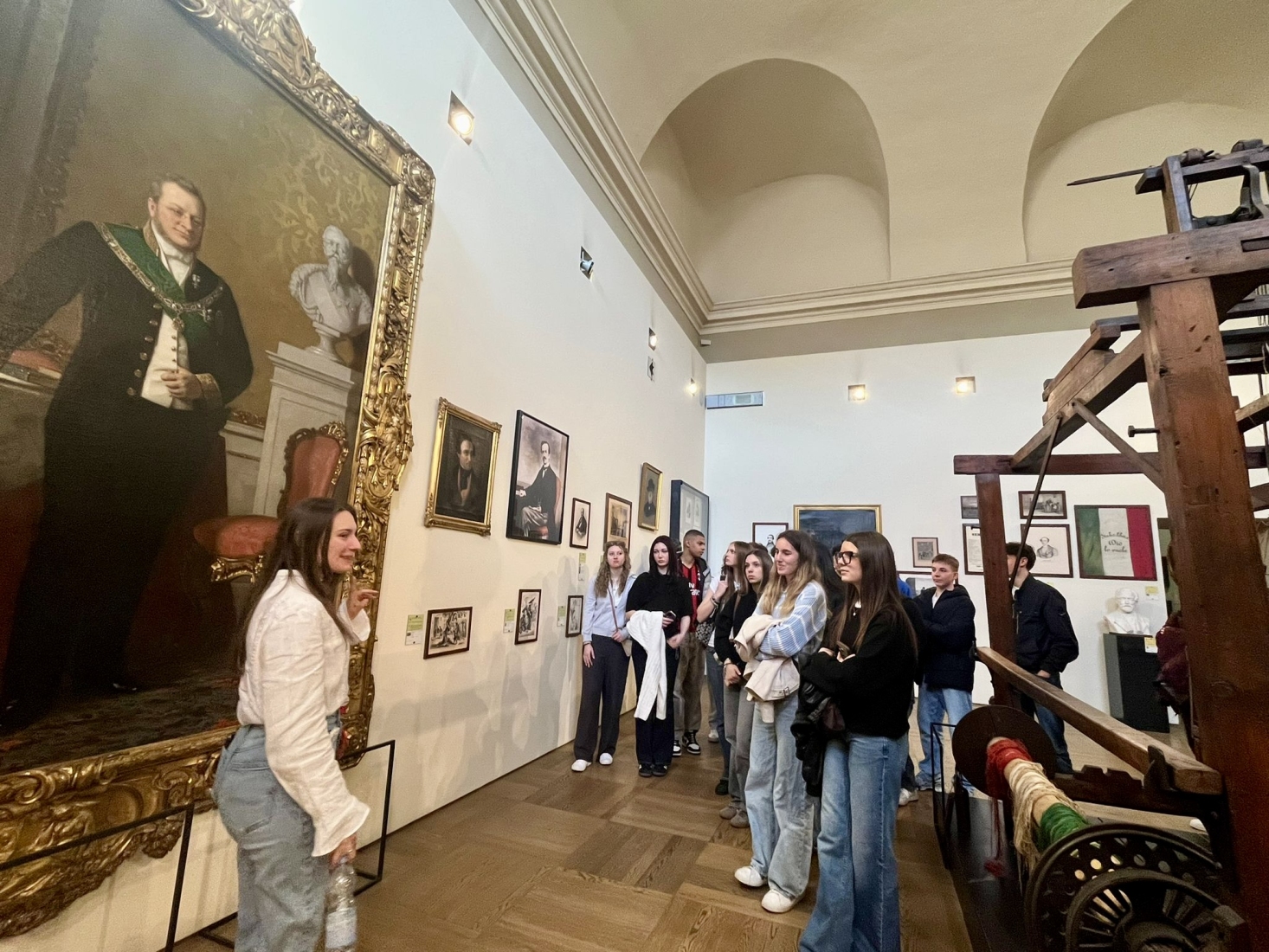 La classe seconda in visita di istruzione a Torino