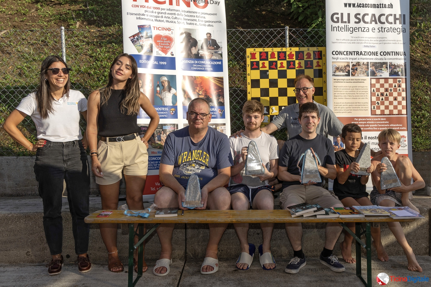 Ottimo successo di pubblico per il II Trofeo scacchistico Open al Centro sportivo Valgersa di Savosa