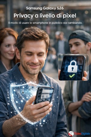 Samsung Galaxy S26: la privacy “a livello di pixel” che cambia il modo di usare lo smartphone in pubblico