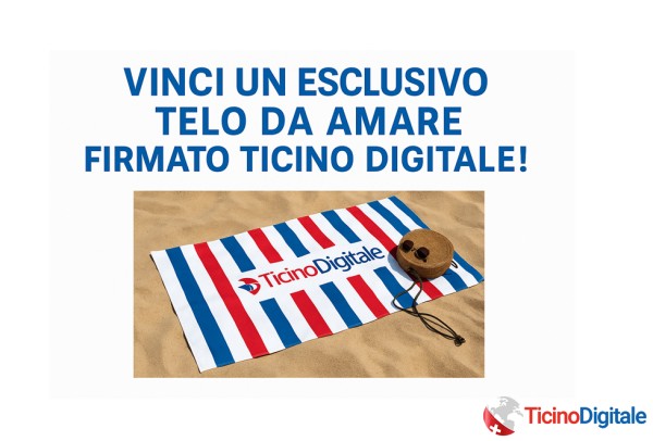 Vinci un esclusivo telo da Amare firmato Ticino Digitale!