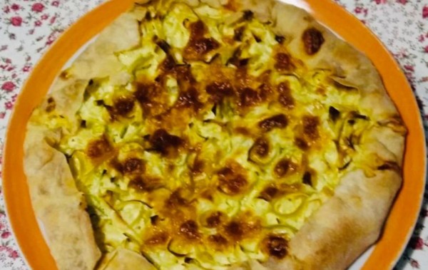 Torta Salata con Porri, Ricotta e Uova